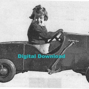 1930er Jahre Kinderwagen Pläne Blaupause, Parade Auto, PDF Sofort, digitaler Download
