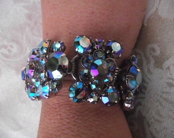 Juliana Vintage blue rainbow bracelet