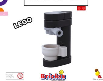 MOC Espresso Coffee Models Built of LEGO® Bricks, All our kitchen  appliance is made to LEGO Minifigure Designed by Brickis