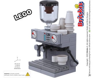MOC Espresso Coffee Models Built of LEGO® Bricks, All Our
