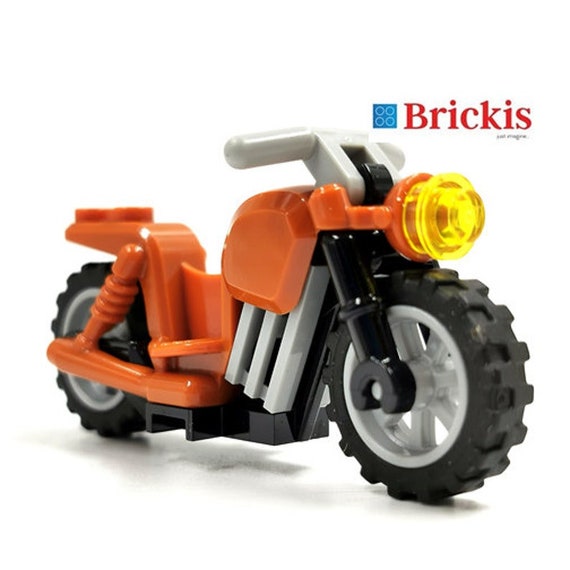 MOC Creator City Moto Cross Motorcycle Bricks Toys