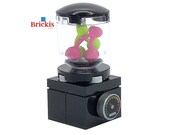 Blender Food mixer with tomatoes or raspberries or berries - fruit Custom Design mini Set Built with LEGO Bricks for minifigures