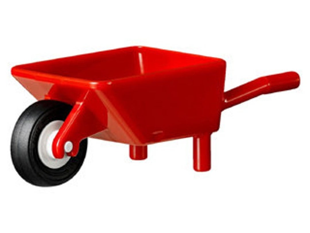 LEGO Utensil WHEELBARROW Parts Accessories for Your Minifigure Etsy