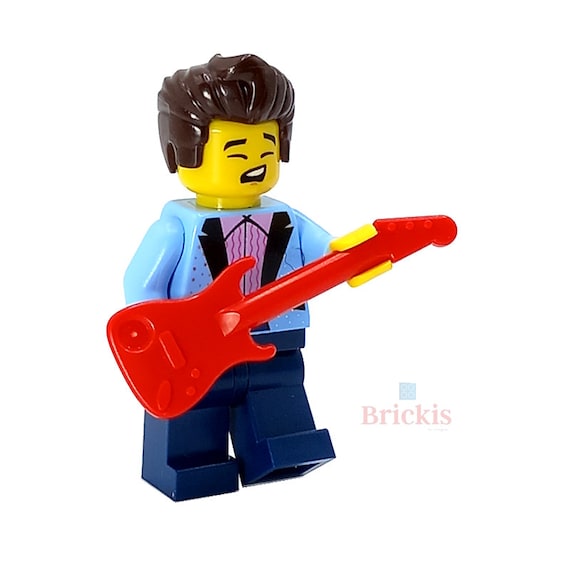 Custom Minifigure Models Built of LEGO Bricks Elvis Presley Rock