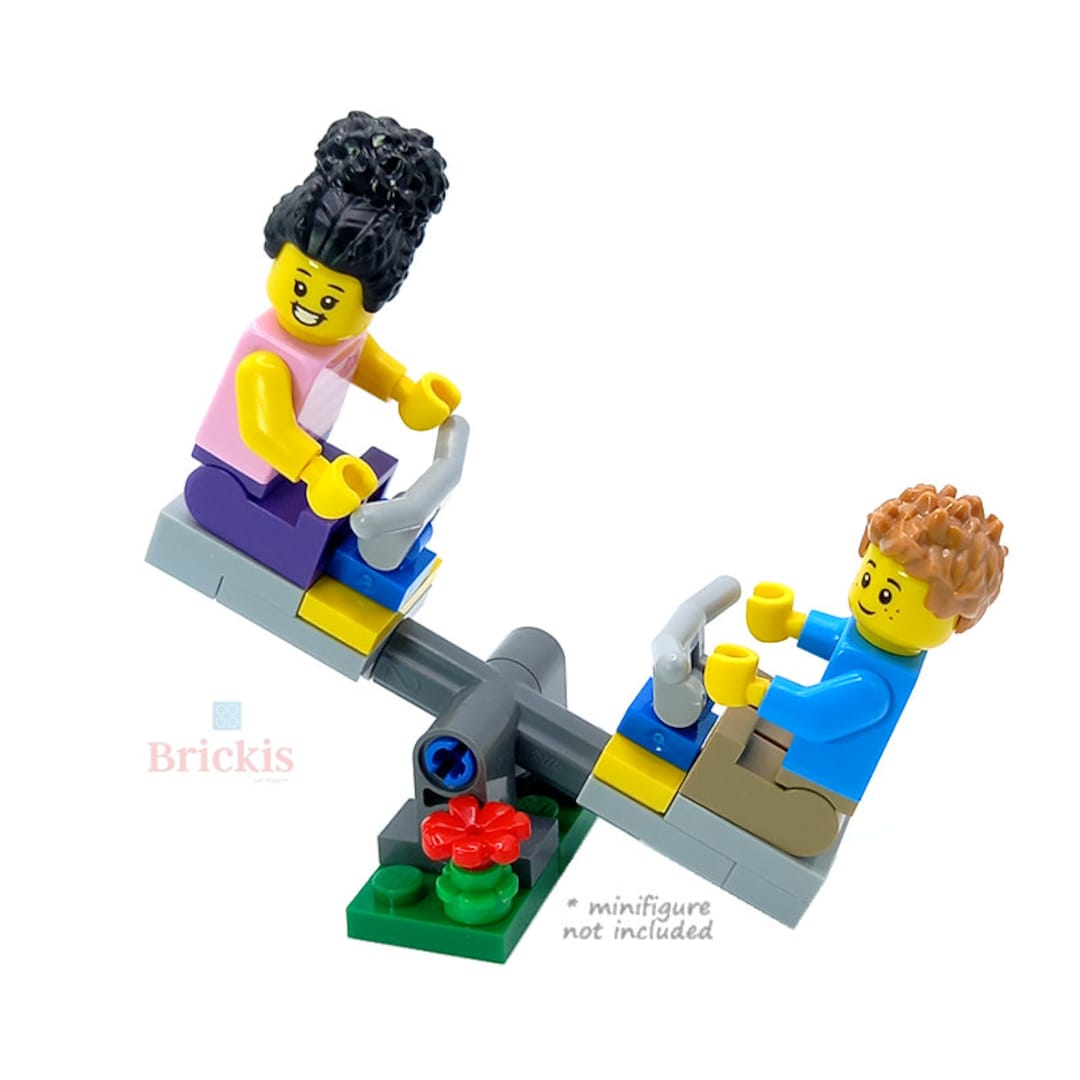 MOC Altalena parco giochi Design personalizzato MiniSet Modelli costruiti  con mattoncini LEGO® regali per bambini Italia