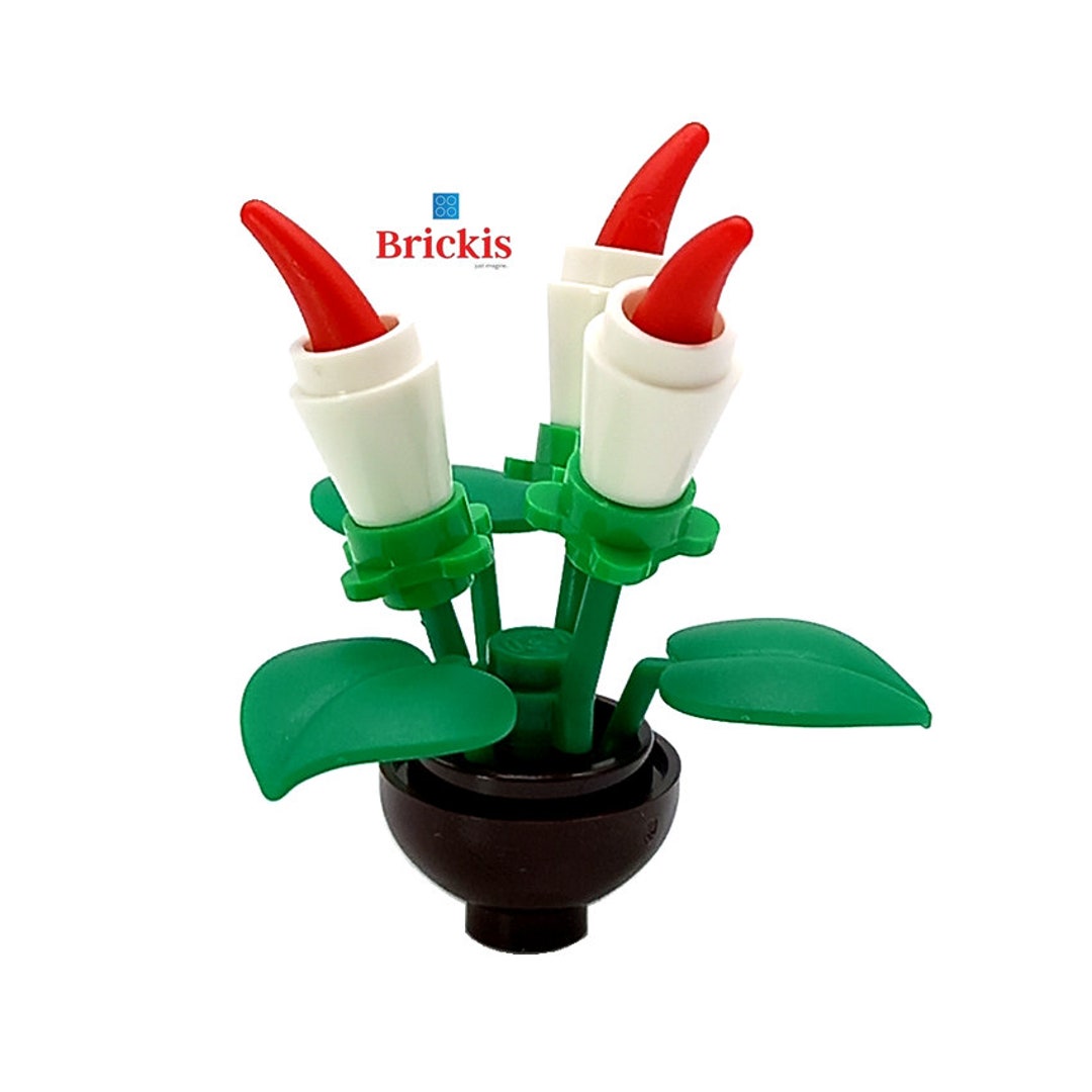 Modèle Moc mini-ensemble MOC LEGO® Fleurs dans un vase Plantes