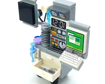 LEGO®ブロックで作られたモデル 集中治療医療機器 - 手術室カスタム