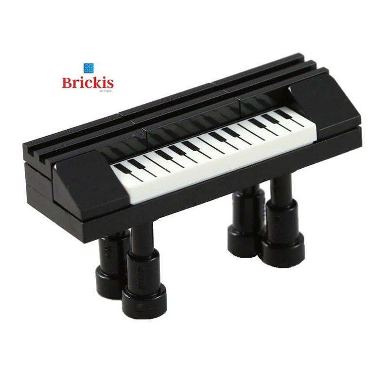 Piano Grand Piano Custom Design Mini Set Model Built of LEGO Bricks Musical Instrument Piano Keyboard Accessories Minifigures Brickis Etsy Canada