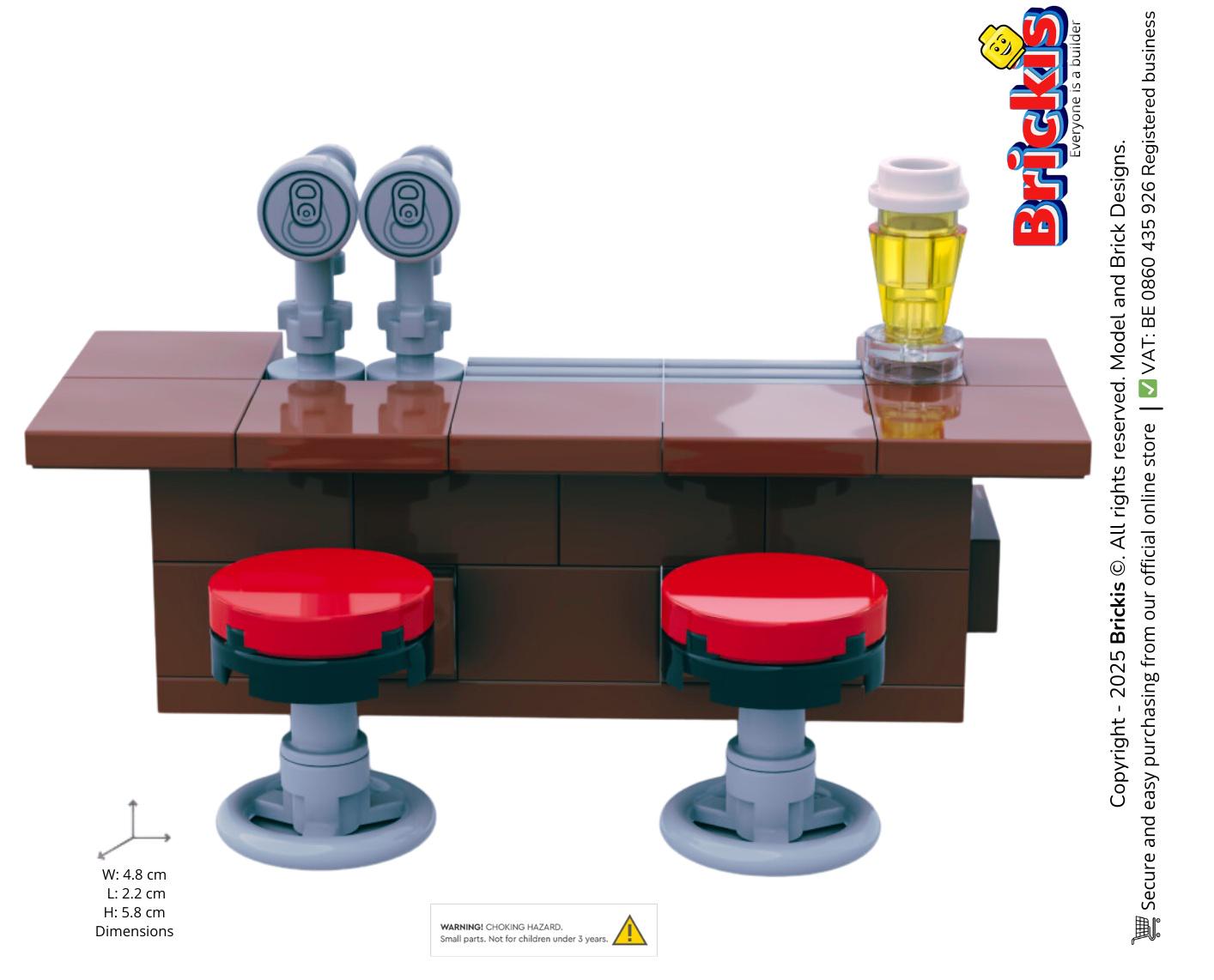 LEGO Custom MOC Bar Pub Tavern Saloon Bistro, Cantina, Cocktail Bar ...
