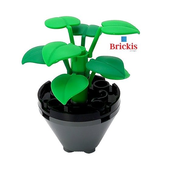 Custom Design MOC plant in a pot Models Built of LEGO® Bricks Plants City  Garden landscape accessories for minifigures