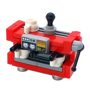 Models Built of LEGO® Bricks MOC Horeca coffee machine espresso latte coffee - cappuccino for your kitchen Custom Design Mini Set