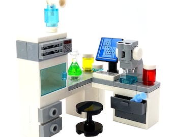 Models Built of LEGO Bricks Chemistry Lab Geology Paleontology