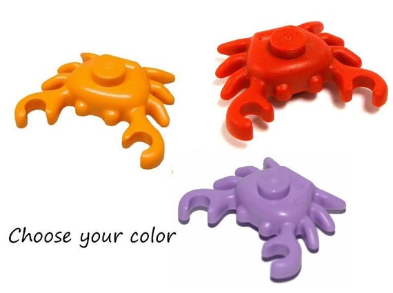 LEGO® New 1x LEGO® Crab Alaska Deadliest Catch Light Orange Red or Medium  Lavender Animals Parts Accessories for Your Minifigure 