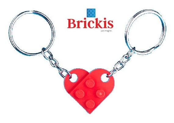 まなちゃん　ブレードミニ7.5A 2個10A 12個　合計14個 Models Built of LEGO® Plates KEYCHAIN HEART Love Friendship Bff