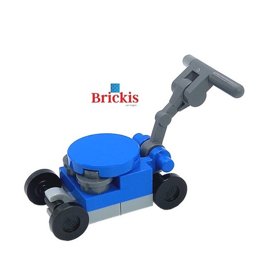 Model built of LEGO® bricks Lawn Mower Garden Grass mini set for children  or nice as a gift for a gardner design by Brickis