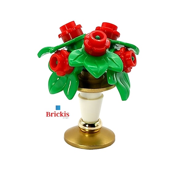 Modèle Moc mini-ensemble MOC LEGO® Fleurs dans un vase Plantes