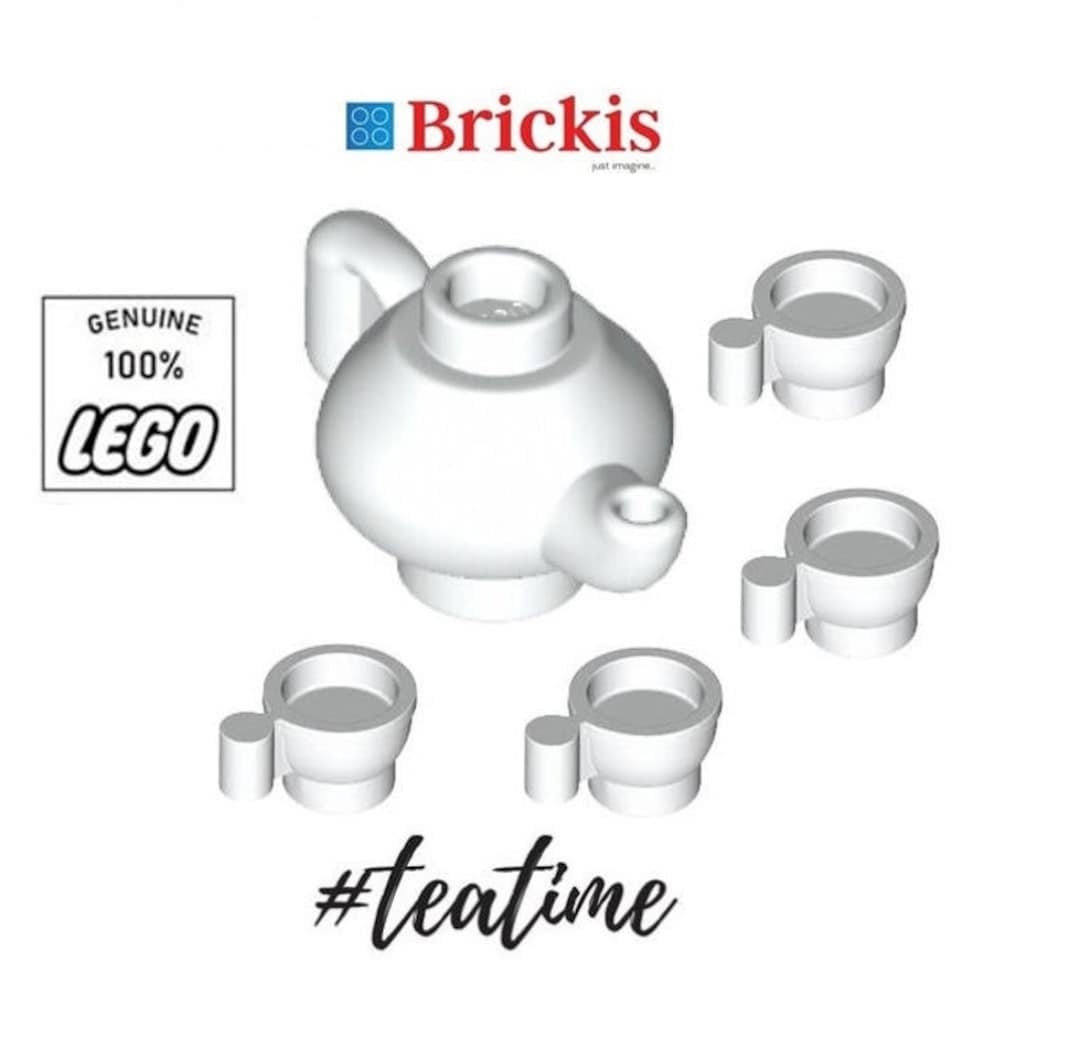 LEGO® Teapot With 4 Cups Food and Drink Parts From Lego for Etsy