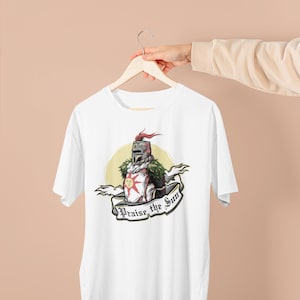 -shirt Dark Souls | solaire | Transmission sanguine | Bague ancienne | Cadeaux | Cadeaux