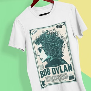 Bob Dylan T-Shirt | Music Clothing | Bob Dylan | Rock Music | 60s