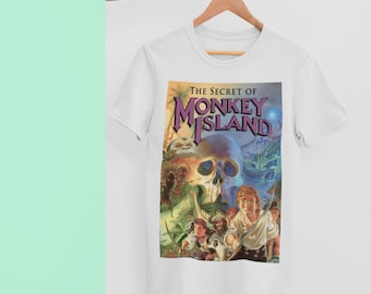 The Secret Of Monkey Island T-Shirt | Retro | Nintendo | Gaming | Gifts | Presents