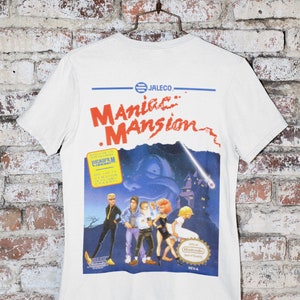 Maniac Mansion T-Shirt | Retro | Nintendo | Gaming | Gifts | Presents