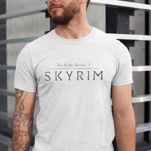 The Elder Scrolls V Skyrim t-shirt.