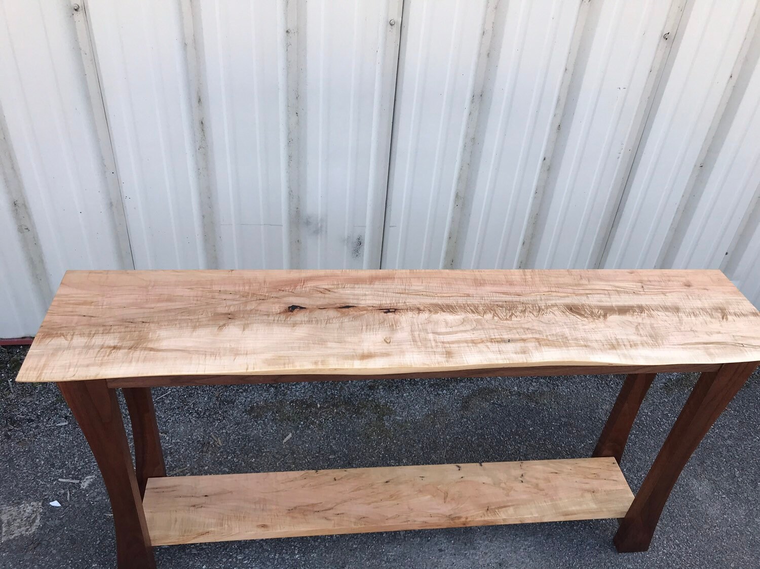 Live Edge Side Table Etsy