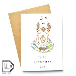 French card - mothers day - mothers day card - card for mom - mom card - mom - mother - thanks mom - funny mothers day - tu es llamaman no 1