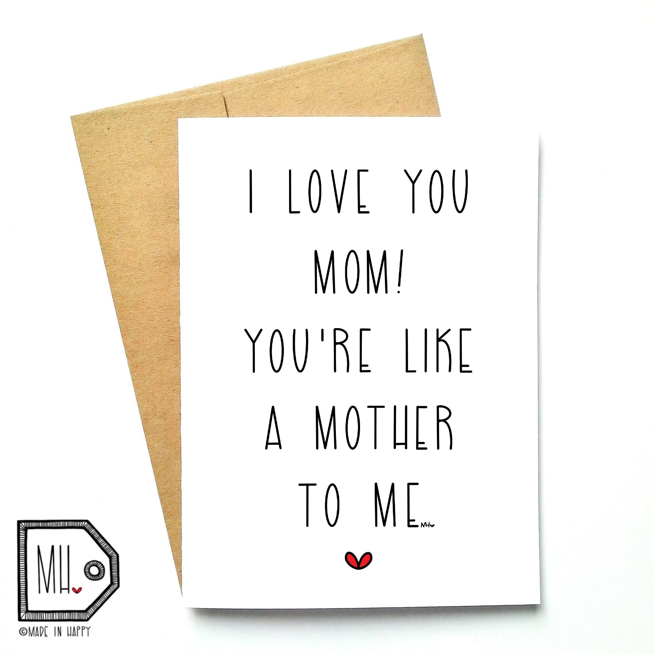 mothers day card - thanks mom