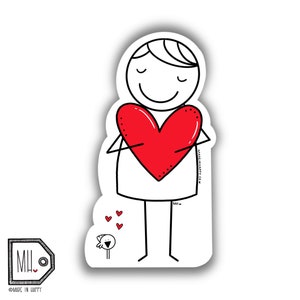 Funny Vinyl Sticker Planner Sticker Water Bottle Sticker Laptop Sticker Decal Autocollant Je t'aime
