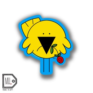 Funny Vinyl Sticker Planner Sticker Water Bottle Sticker Laptop Sticker Decal Autocollant bird sticker oiseau