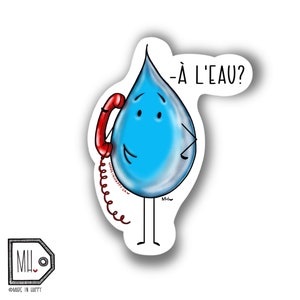 Funny Vinyl Sticker Planner Sticker Water Bottle Sticker Laptop Sticker Decal Autocollant À L'eau