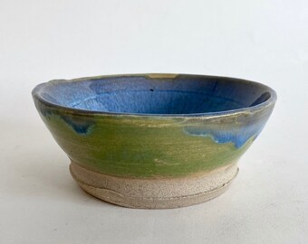 Hand-Thrown Pottery Bowl Laguna Beach Artist