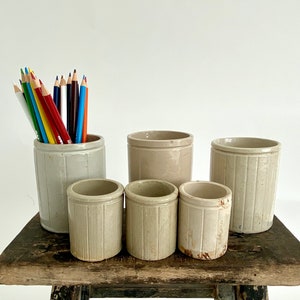 Antique English Preserves Stoneware Crock