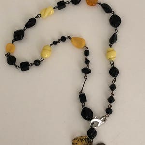 Vintage Bakelite and Glass Beads w/Religious Medals image 7