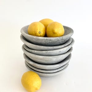Hand-Carved Stone Marble 8&quot; Bowls/Vessels