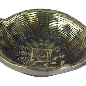 English Vintage Petite Brass Basket Catchall Ring Holder image 1