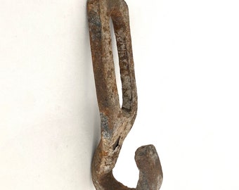 Rustic Iron Wall Hooks Salvaged Factory Repurposed Farm Equipment