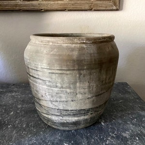 Vintage Black Gray Pottery Jugs Pots Vases A