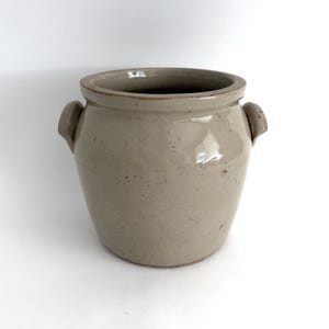 French Stoneware Confit Pot #4