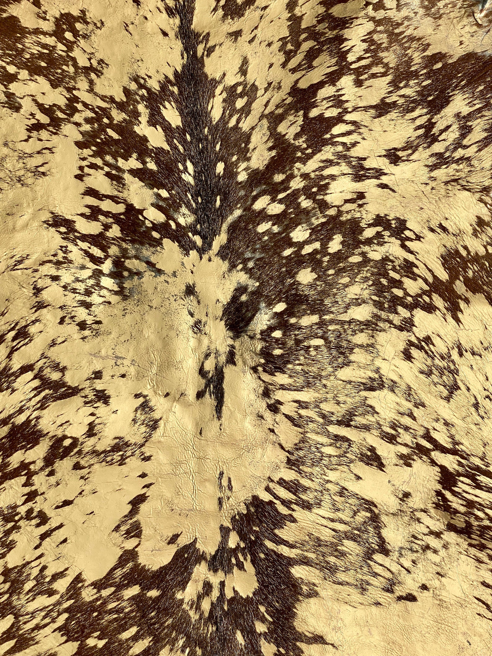 Metallic Acid Washed Calf Hides Cowhide Throw Rug - Etsy