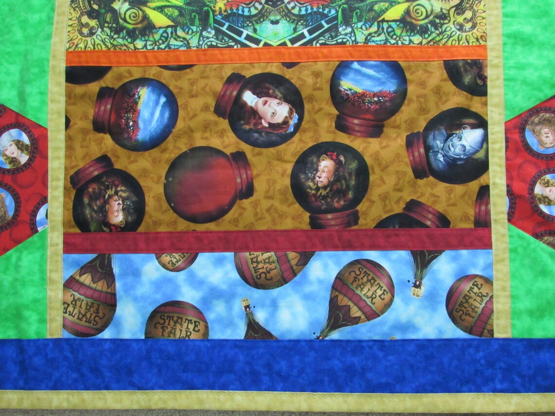 Wizard of Oz Quilt Wizard of Oz Blanket Wizard of Oz Throw Etsy