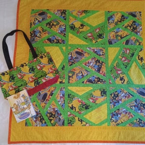 Wizard of Oz Quilt + Tote Bag + Book
