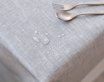 Coated Tablecloth Etsy