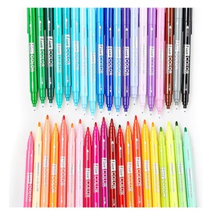 monami twin brush pen