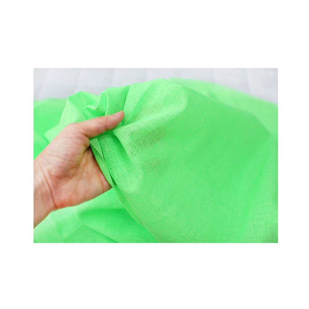 Gauze Fabric Cotton Gauze Fabric by the Yard Baby Fabric Neon Etsy