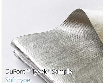 Aluminum Coated Tyvek Fabric, Soft Type 3563M - 60" x 196"