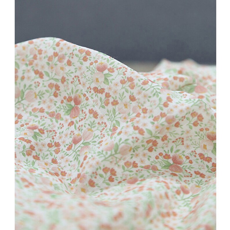 Double Gauze Cotton Fabric Cotton by the Yard Muslin Baby Etsy