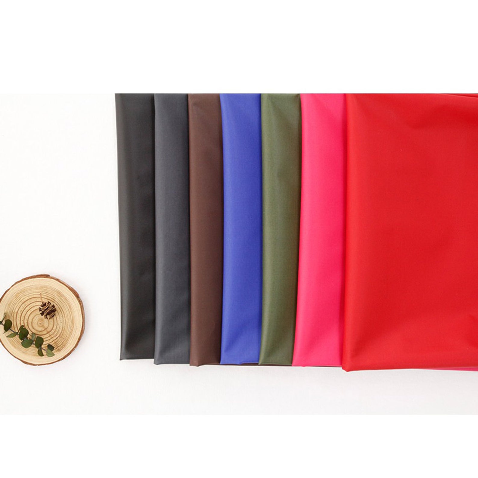 Laminated Cotton Fabrics Waterproof Vinyl Fabric by the Yard Etsy Canada