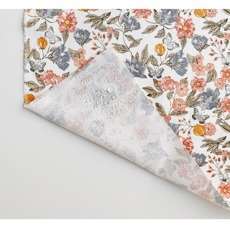 Laminated Fabric Upholstery Coated Cotton Tablecloth Etsy